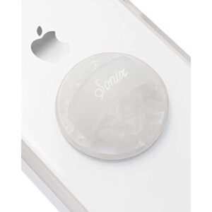 Sonix Silicone Phone Ring - Pearl Tort, White