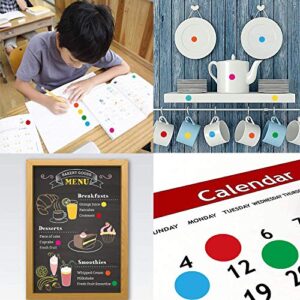 2800PCS Colorful Coding Labels for Student Sticky Color Coding Labels Permanent Small Circle Dot Stickers for Classroom Office