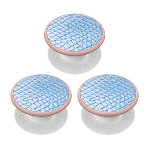 PopSockets PopMinis: Mini Grips for Phones & Tablets (3 Pack) - Iridescent Snake