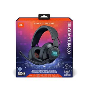 JBL Quantum 600, Wireless Over-Ear Performance Gaming Headset, Black