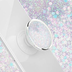 PopSockets: PopGrip Expanding Stand and Grip with a Swappable Top for Phones & Tablets - Tidepool Halo White