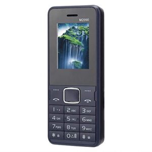 ASHATA M2090 2G Phone, Senior Mobile Phone, 1.7 inch Screen 3000mAh Dual Card Dual Standby, with Whatsapp, Multifunction Cell Phone, 100-240V (Blue)