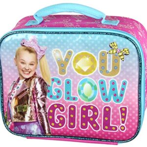 Jojo Siwa You Glow Girl Soft Kit Insulated Lunch Box Cooler