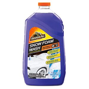 snow foam wash by armor all, foaming car wash soap concentrate for cars, trucks and motorcycles, 50 fl oz
