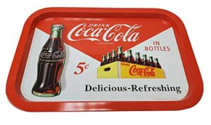 the tin box company coca cola rectangular tin tray (778407-12)