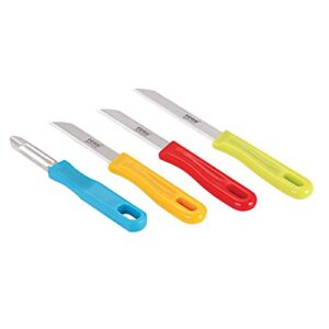 rena 4 pcs knife set - 3 kitchen knives and 1 peeler set