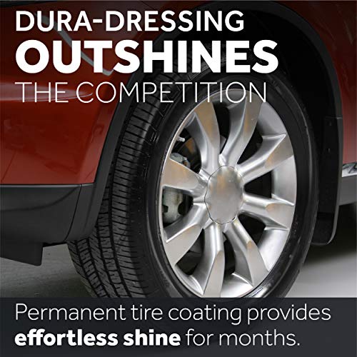 Dura-Dressing Re-Load for Tires Already Coated with Dura-Dressing, 8 oz. Bottle – Tire Dressing Kit – Made in The USA to Ensure Your Tires Shine and Look Great