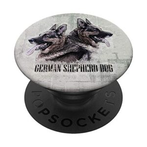 german shepherd dog - gsd popsockets grip and stand for phones and tablets