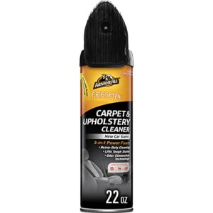 carpet and upholstery cleaner spray by armor all, car upholstery cleaner for tough stains, 22 fl oz, 1 count (pack of 1)