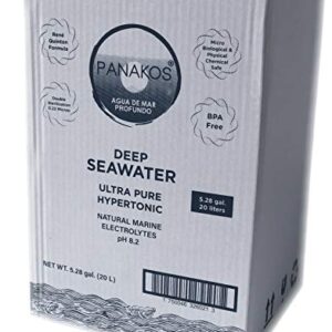 PANAKOS DEEP SEAWATER HYPERTONIC Original Rene Quinton Formula 5.28 Gallon