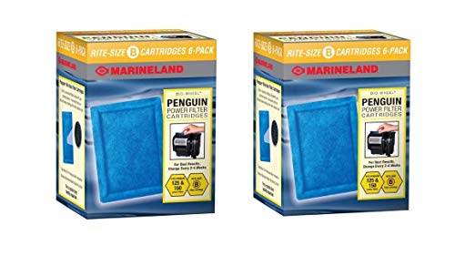 MarineLand 6-Pack, Size B, Rite-Size Cartridge Refills (Size B 2-Unit)