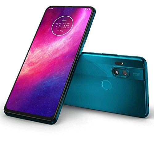 Motorola One Hyper 128GB + 4GB RAM, XT202-1, 6.5 FHD+, 64 MP Photos, LTE Factory Unlocked Smartphone - International Version (Blue Iceberg) (Renewed)