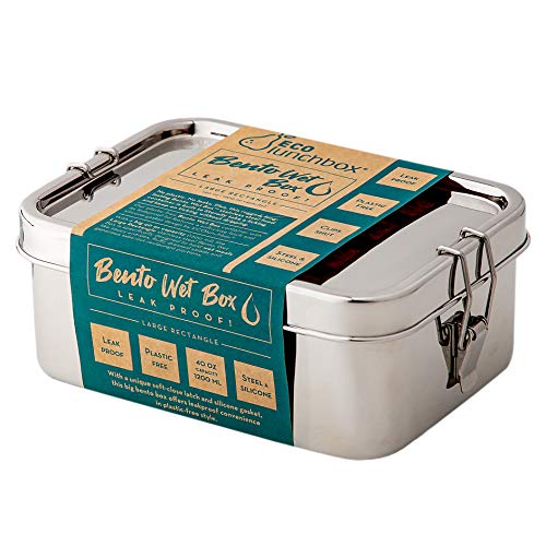 Ecolunchbox Stainless Steel Leak-proof Bento Box Rectangle