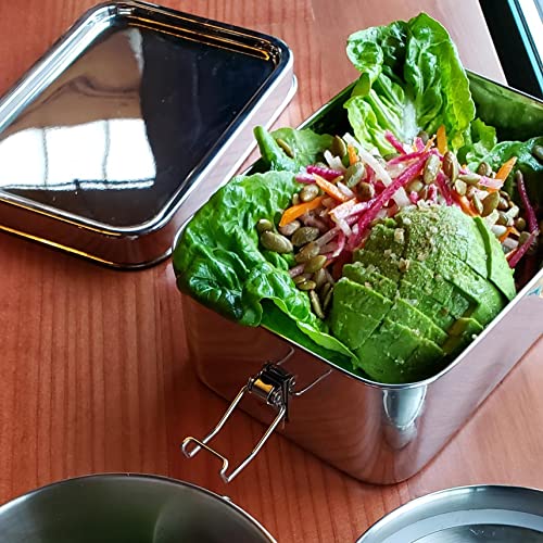 Ecolunchbox Stainless Steel Leak-proof Bento Box Rectangle