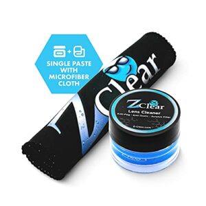 Z Clear Trusted lens polish & Glasses Anti Fog Paste. Anti reflective eyeglass cleaner for everyday use. American made - 1 Pack & Towel