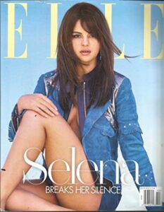 elle magazine, selena breaks her silence october, 2018 (please note:: all these magazines are pet & smoke free magazines. no address label. fresh from newsstand) (single issue magazine)