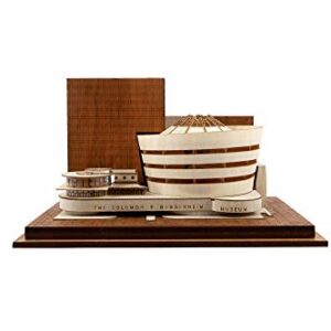 Little Building Co Guggenheim Museum Scale Replica kit, Frank Lloyd Wright midcentury Modern Architecture. NYC Architectural fine Wood Accurate Model