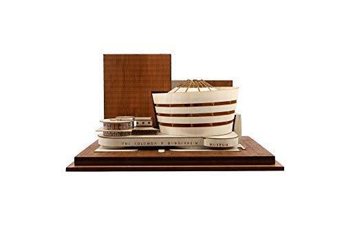 Little Building Co Guggenheim Museum Scale Replica kit, Frank Lloyd Wright midcentury Modern Architecture. NYC Architectural fine Wood Accurate Model