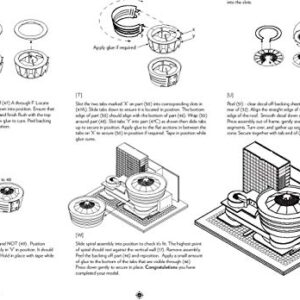 Little Building Co Guggenheim Museum Scale Replica kit, Frank Lloyd Wright midcentury Modern Architecture. NYC Architectural fine Wood Accurate Model