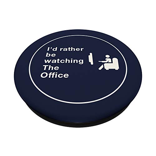 I'd Rather Be Watching The Office With Friends PopSockets Grip and Stand for Phones and Tablets