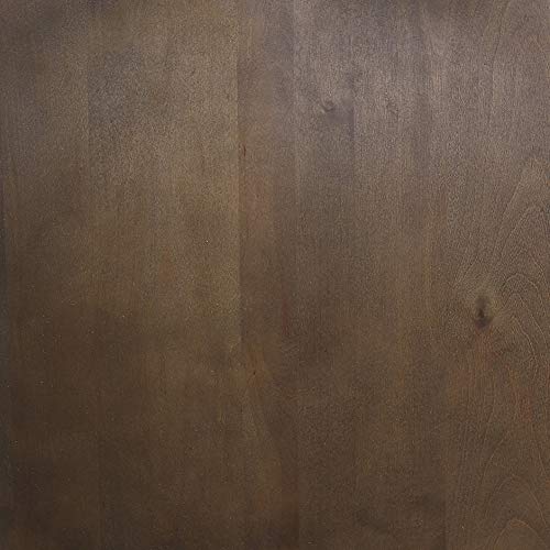 Amazon Brand – Stone & Beam Modern Farmhouse Counter-Height Barstool, 39"H, Birch Wood, Brown
