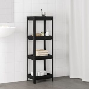 IKEA Vesken Shelf Unit Black 304.508.07