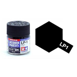 tamiya lacquer paint lp-1 gloss black 10 ml tam82101 lacquer primers & paints