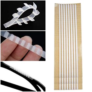 Framendino, 100 Pack Non-Slip Rubber Hanger Grips Clear Adhesive Clothes Hanger Strips Grippers with Fins