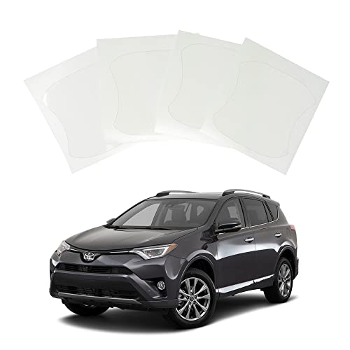 YelloPro Custom Fit Door Handle Cup 3M Scotchgard Anti Scratch Clear Paint Protector Film Sheet Guard Self Healing PPF Cover Sticker Kit for 2016 2017 2018 Toyota RAV4 Crossover