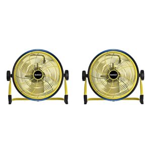 geek aire cf1 outdoor fan 12 inch cordless variable speed rechargeable (2 pack)