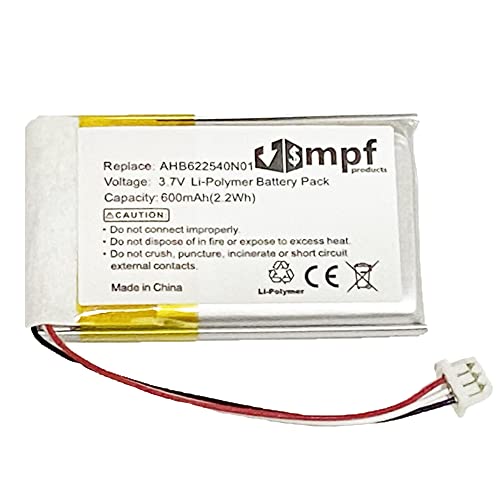 MPF Products 600mAh AHB622540N01 Battery Replacement Compatible with Sennheiser HD 4.40, HD 4.50, Urbanite XL, Momentum 2.0 Wireless Bluetooth Headphones