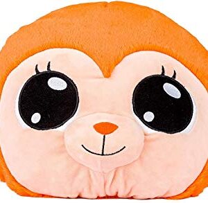 Lullabrites Monkey Pillow- Soothing Plush Animal that Lights Up with Many Colors and Sings Lullabies! A Night Light, and Friend All in One!