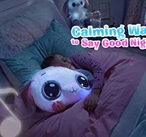 Lullabrites Monkey Pillow- Soothing Plush Animal that Lights Up with Many Colors and Sings Lullabies! A Night Light, and Friend All in One!