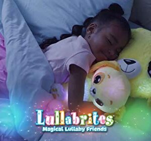 Lullabrites Monkey Pillow- Soothing Plush Animal that Lights Up with Many Colors and Sings Lullabies! A Night Light, and Friend All in One!