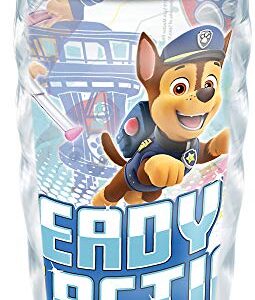 Tervis 1346912 Nickelodeon - Paw Patrol Take Action Insulated Tumbler with Wrap and Red Lid, 10oz Wavy, Clear
