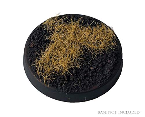 Stonehaven Miniatures Static Grass, Dry Brown - 2mm Length Fibers - Master Quality Base & Scenery Flock - Realistic Texture & Detail - for 28mm Scale Table Top War Game Miniatures - Made in USA