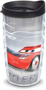 tervis made in usa double walled disney pixar - cars speed frenzy insulated tumbler cup keeps drinks cold & hot, 10oz wavy, classic
