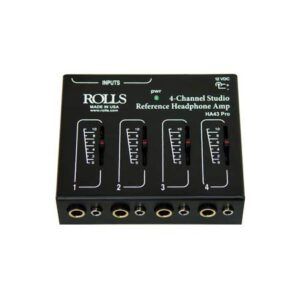 rolls ha43 pro 4 channel stereo headphone amp