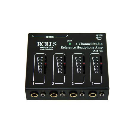 Rolls Ha43 Pro 4 Channel Stereo Headphone Amp