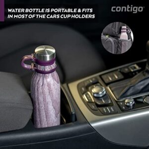 Contigo Matterhorn Water bottle with Thermalock insulation, BPA-free stainless steel bottle with screw cap, leak-proof drinking bottle, keeps beverages up to 24h cold / up to 10h hot, 590 ml