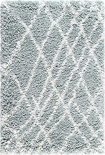 Rugs.com Soft Touch Shag Collection Area Rug – 2x3 Sage Green Shag Rug Perfect for Entryways, Kitchens, Breakfast Nooks, Accent Pieces