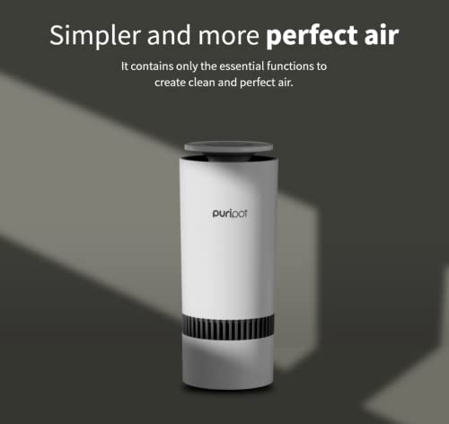 PURIPOT Mobile M1+ Portable/Personal Air Purifier for Car, Room, Office with USB, VOC Sensor, HEPA Filters Upgrade Version, Blue Light PCO, 23db, CES 2020 Innovation Award Winner from Las Vegas