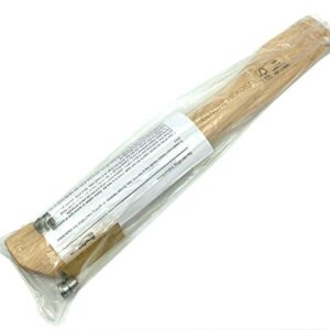 BRUFER 203652 Genuine Hickory Wood Replacement Handle for Camp Axe - 14" Complete Set with Wooden and Steel Wedges (14" - 1 Pack)