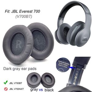 V-MOTA Earpads Compatible with JBL Everest 700 / V700bt Bluetooth Music Over-Ear Headphones,Replacement Ear Pad Repair Parts (Dark Gray)