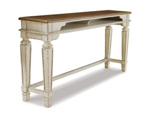signature design by ashley realyn dining table, antique white