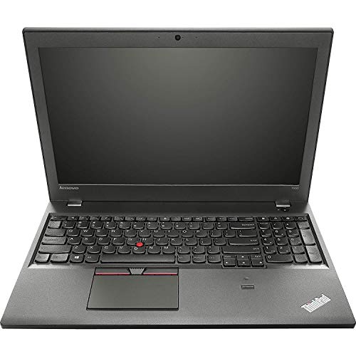 Lenovo Thinkpad T550 - 15.6-inch HD Display - Intel Core i5 (5300U) 2.3GHz - 256GB SSD - 8GB RAM - Webcam - WiFi - Windows 10 Pro Installed (Renewed)