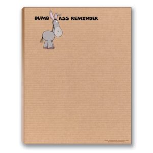 Funny Office Notepads - Funny Notepad Assorted Pack - 4 Novelty Notepads - Funny Office Supplies (4) (Funny #1)