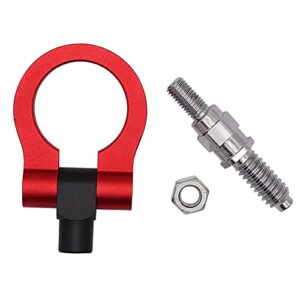 Car Refitted Front Rear Bumper Trailer Ring Eye Towing Tow Hook Kit Compatible with BMW 1 3 5 Series