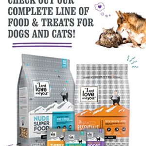 I and love and you Meow and Zen Hearties, Coat Support Grain Free Cat Treats, Salmon Recipe With Omegas 3 and 6, Model Number: T11305 4 Ounce (Pack of 1)