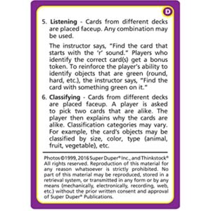 Super Duper Publications | Articulation Photos G Fun Deck Flash Cards | Educational Learning Resource for Children